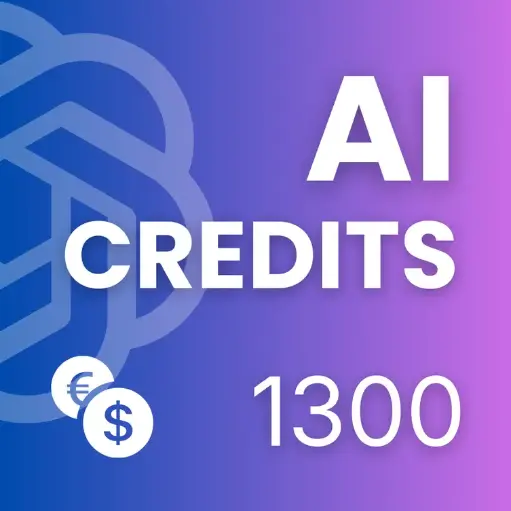 [AI1300] Pedigree App - AI Credits (1300)